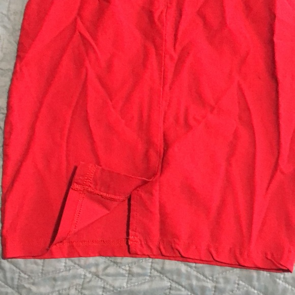 Womens red pencil skirt - Picture 3 of 3